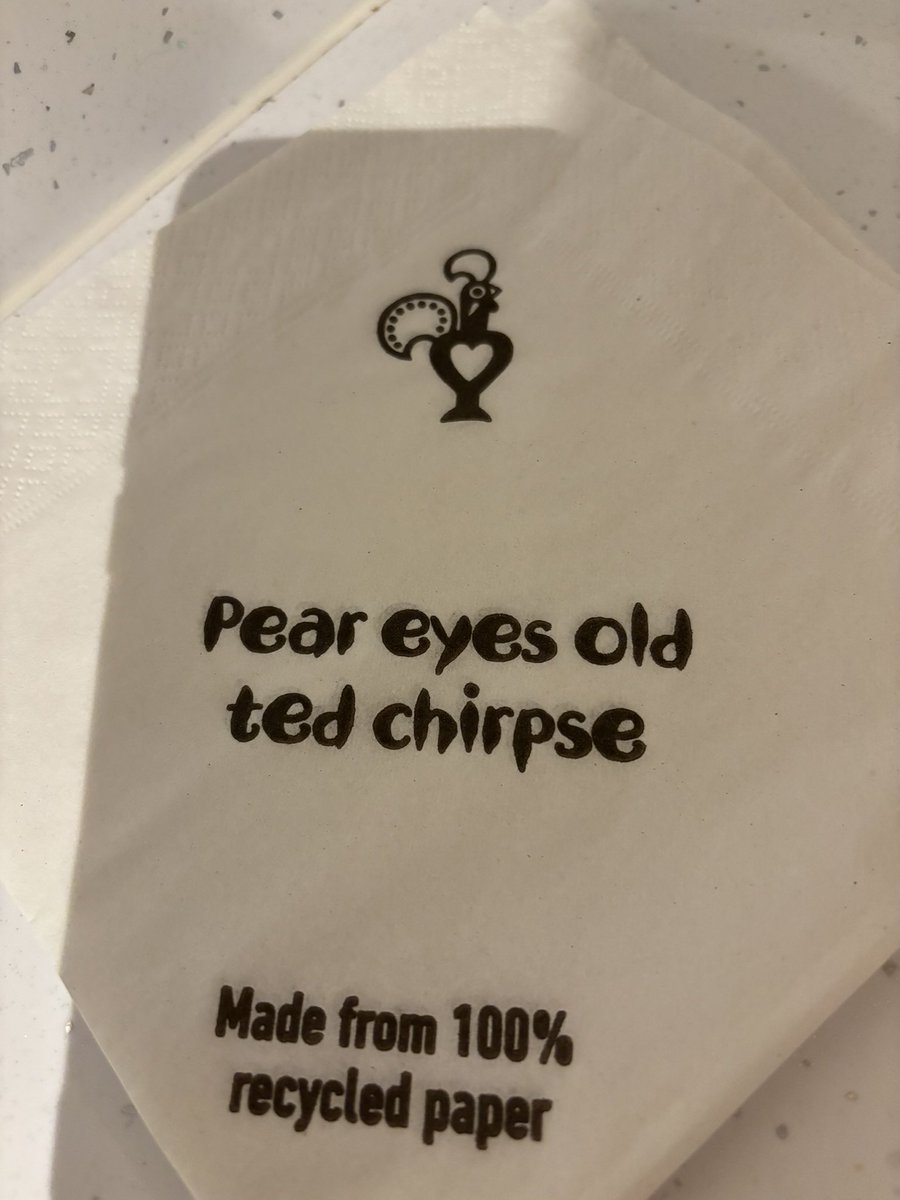 Can someone explain, to an old man, what this new pun on the Nando’s napkin means?