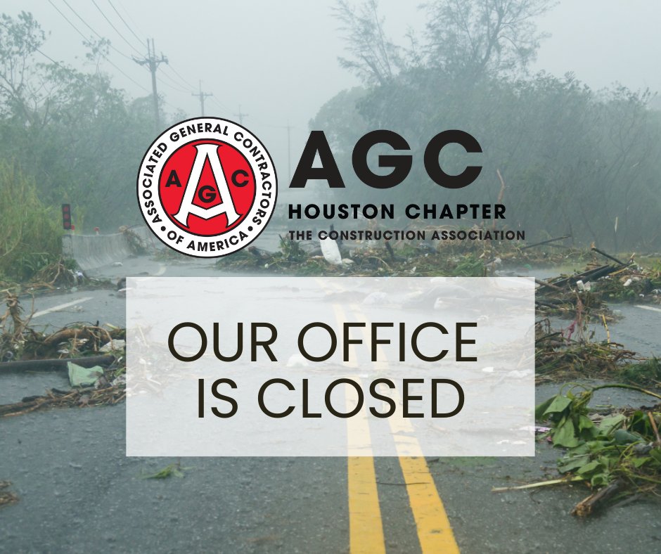 In anticipation of Tropical Storm Beryl, our office will be closed tomorrow, July 8th. Our team will be working remotely. Are your jobsites prepared for hurricane season? Visit our website for emergency preparedness resources: shorturl.at/RsyCu