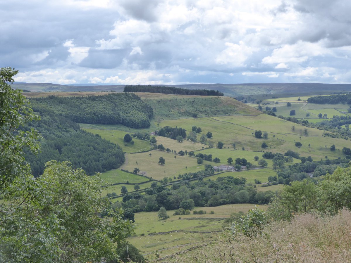View from Willance's Leap, Richmond today. A walk using <a href="/DalesBus/">DalesBus</a> <a href="/Reliancebus/">Reliance Buses</a> 825 York-Richmond and <a href="/arrivanortheast/">Arriva North East</a> 830 Richmond-Ribblehead services.