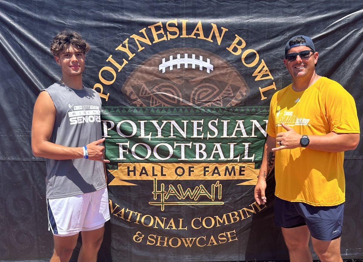 Congrats to <a href="/lennoxmpunter/">🖤Molly</a> for earning a spot to play in the prestigious <a href="/polynesiabowl/">POLYNESIAN BOWL</a> !

Lennox was a top performer all weekend &amp; I am so proud of his development up to this point!

#PuntFactory <a href="/Chris_Sailer/">Chris Sailer Kicking</a> @RMtnRecruiting