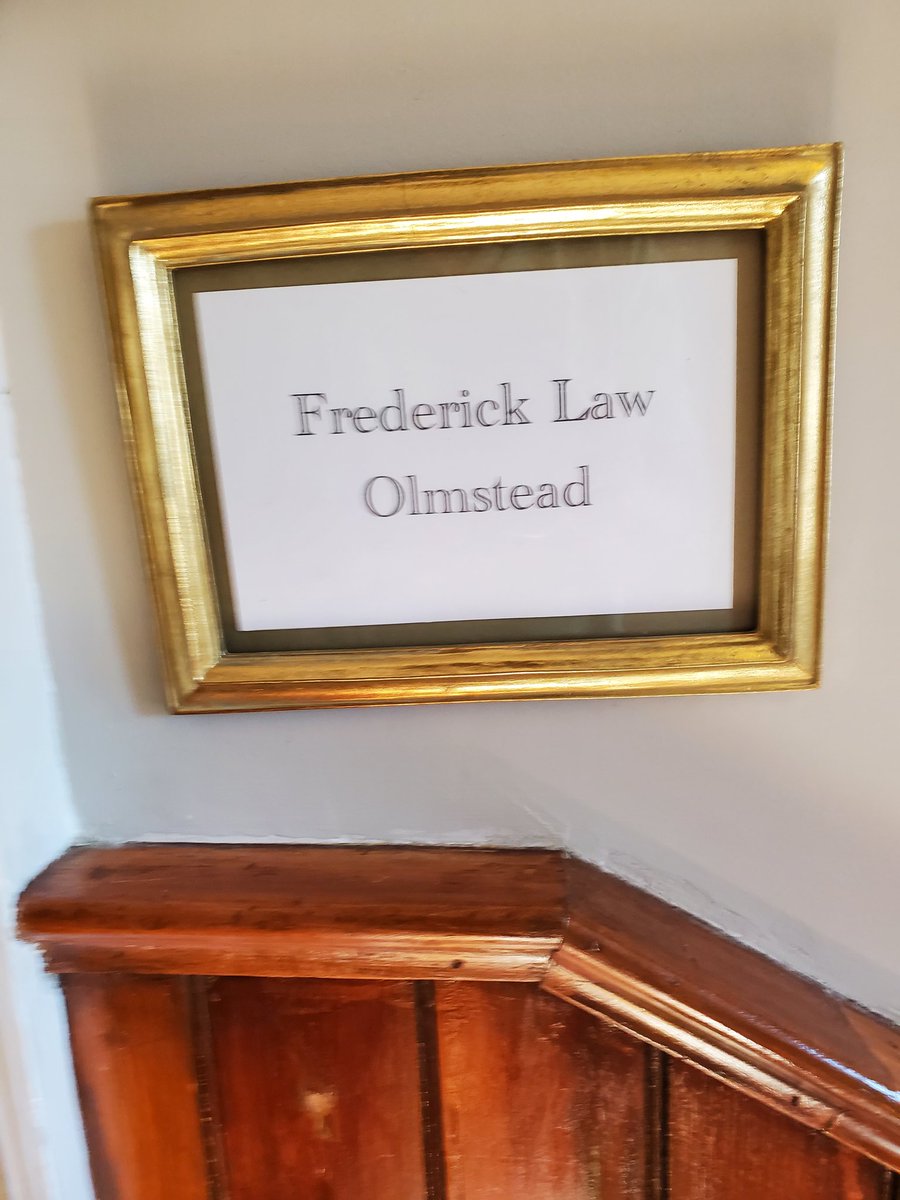 All you planners, visiting the Inn Buffalo in the Elmwood Village area.  One of the suites is named after Frederick Law Olmstead.  If I had known, I would have reserved it.