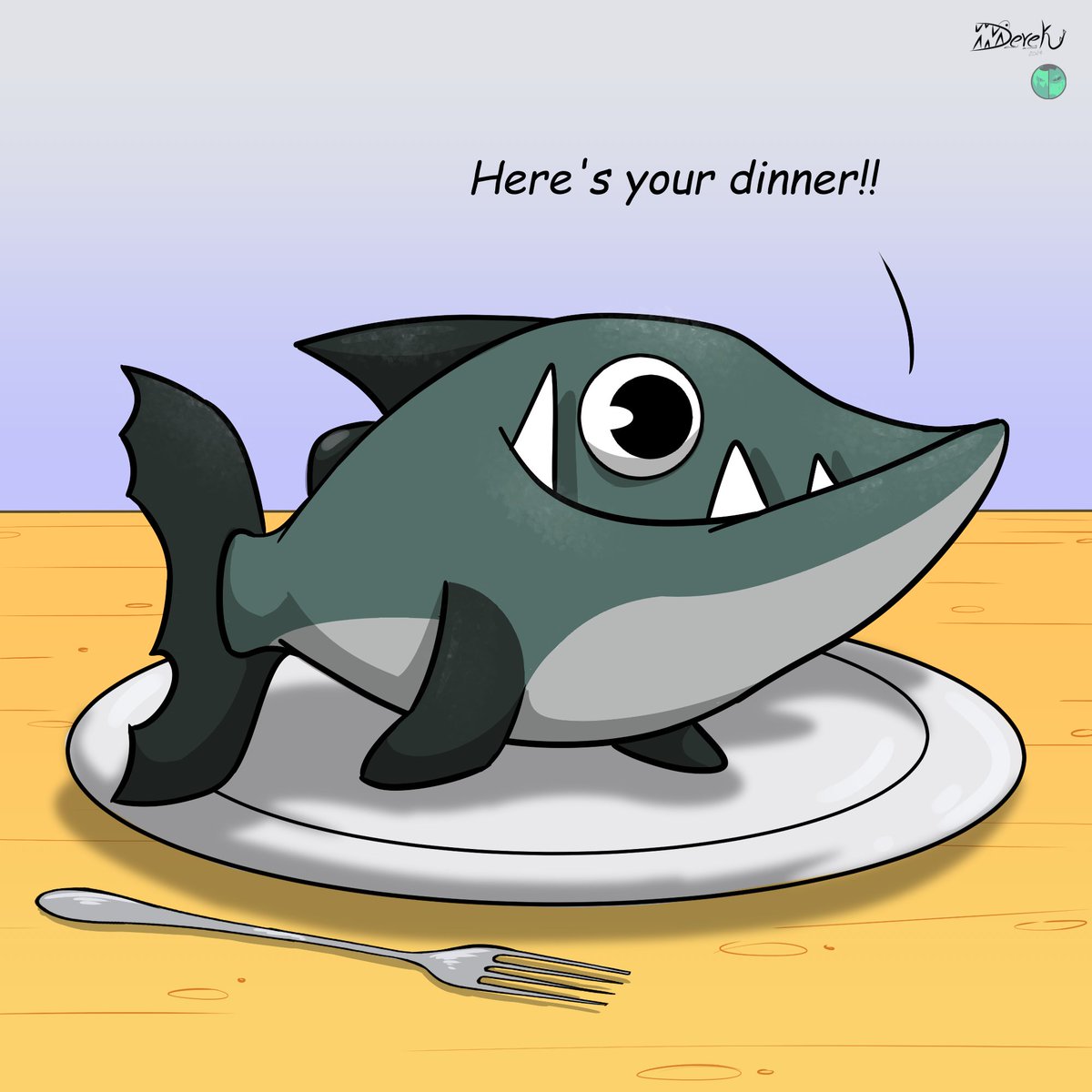 The OC was very funny to me, and I tried to do something cursed, but I got something very cute, what was my solution?, turn it into your dinner! >:3

I hope you like it xD

for "ThymeYT" on Artfight

Fourth drawing!

#artfight #artfight2024