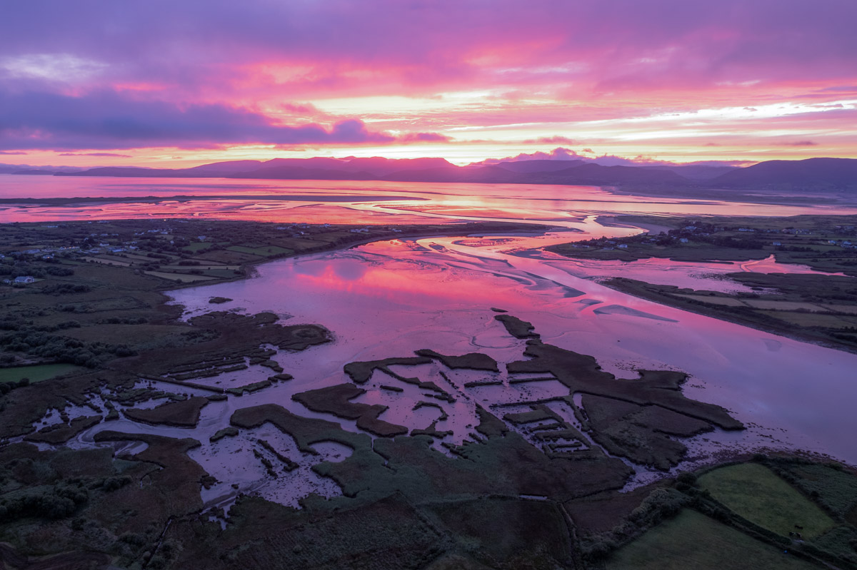 #Sunset over #rossbeigh in #kerry over the weekend. Fleeting moments make the wait worthwhile