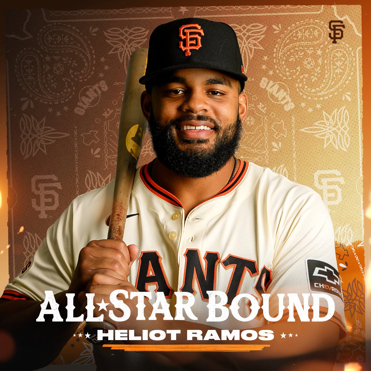 The youngest #SFGiants All-Star since 2015: 

Heliot Ramos ⭐️