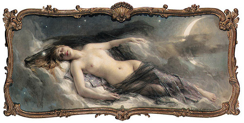 Leon-Francois Comerre (1850-1916), “Luna"