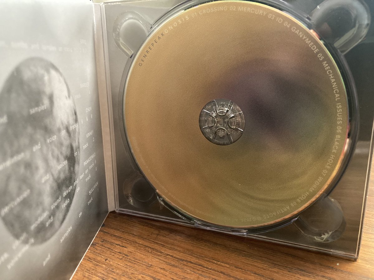 Gnosis. Knowledge is often gained through perilous experiences. These 8 tracks take you through nebulas, to moons and planets. 
Featuring tracks by Richard Barbieri &amp; Daniel Panasenko. 
CD available from Burning Shed 🔥&amp; Bandcamp.
genrepeak.bandcamp.com/album/gnosis
burningshed.com/genre-peak_gno…