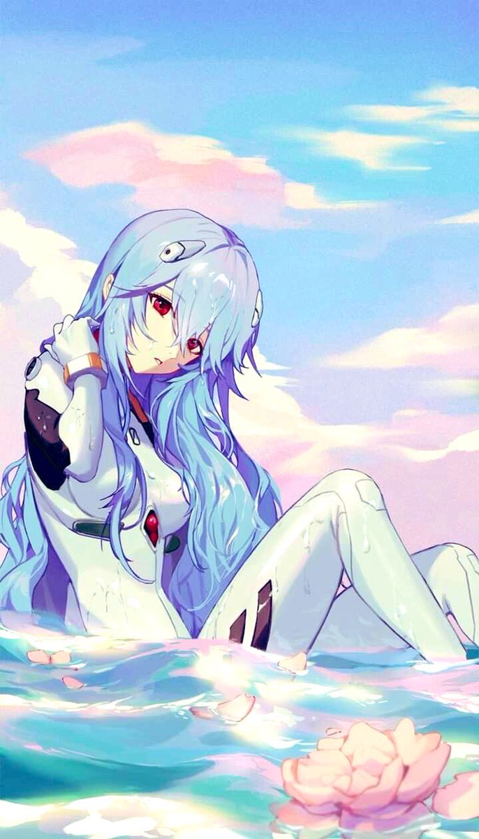 #おはツイ #シン・エヴァンゲリオン 
#イラスト好きさんと繋がりたい 
#初リプ・初絡み・時差リプ大歓迎 
皆さんおはようございます☀
今日は待ちに待ったお休みの為、少々遅めのツイになりました
今日も1日よろしくお願いします😊
朝焼けの中、水に戯れるレイちゃん美しいですね🥰