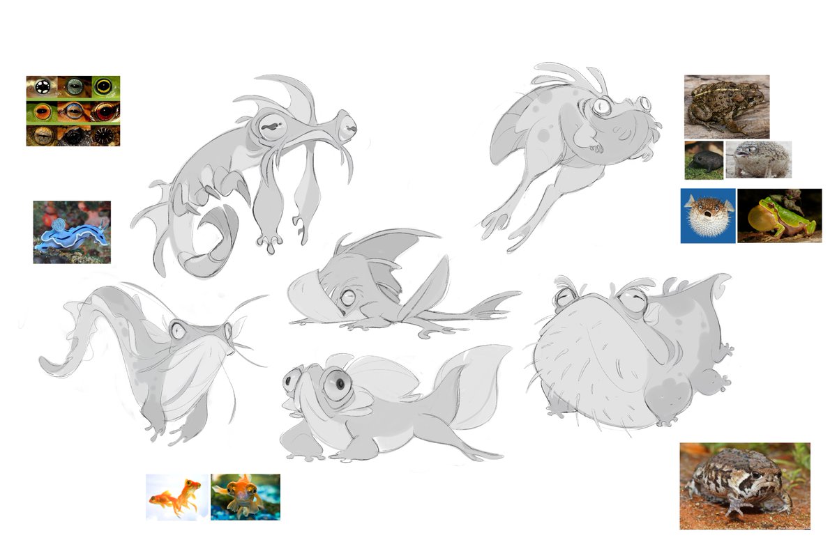 ARealTrashAct's tweet image. When I was initially approached to work on WondLa, I was told that I would be helping to design a vast array of characters - the majority of which would not be human.
So basically it was a dream come true. 🐾🦷🦎🐠