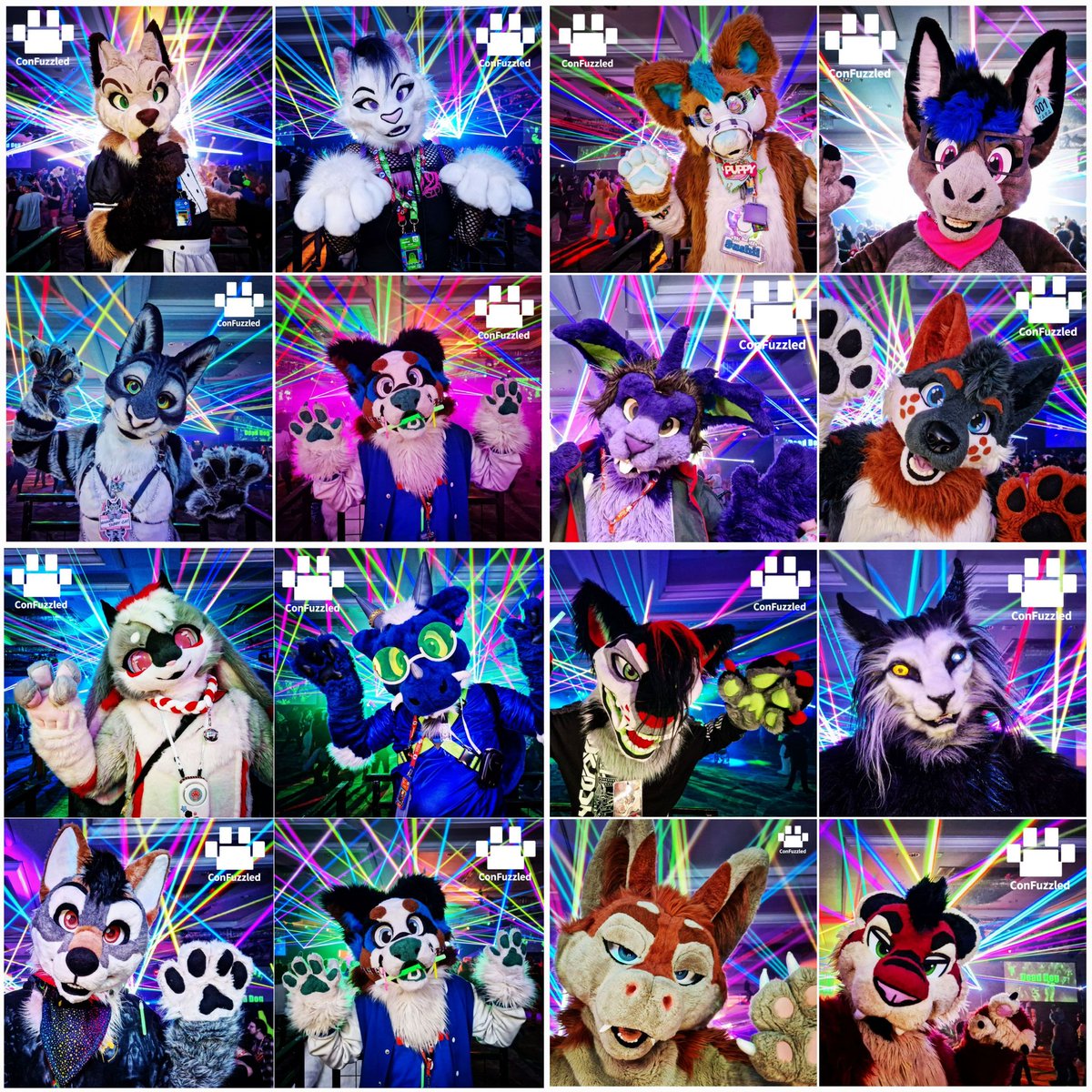 A grand total of 3 people claimed their pictures this year, so I think I might knock this on the head. We've done 3 years, I guess it's run it's course now. #cfz2024 #nightclub #selfies #lasers #confuzzled