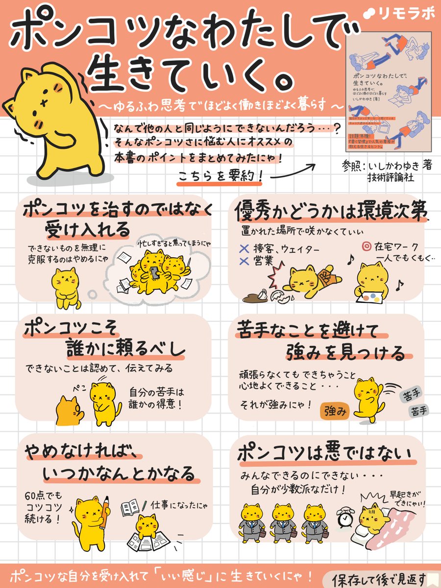 remolabo's tweet photo. この本を読むと自分に自信を持って毎日を過ごせる様になるにゃよ🐱 https://t.co/7DBQdxCDBg