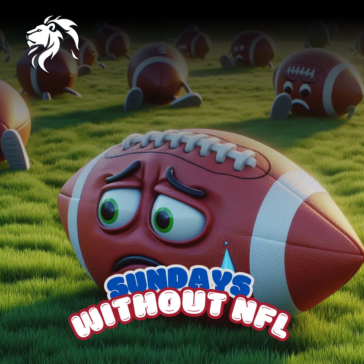 OvertimeReal's tweet photo. Los domingos sin NFL :( https://t.co/19Gve4DNLD