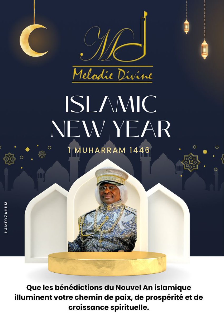 orchestremd's tweet photo. Bonne et heureuse année à toute la communauté musulmane https://t.co/y25CA6Znyg