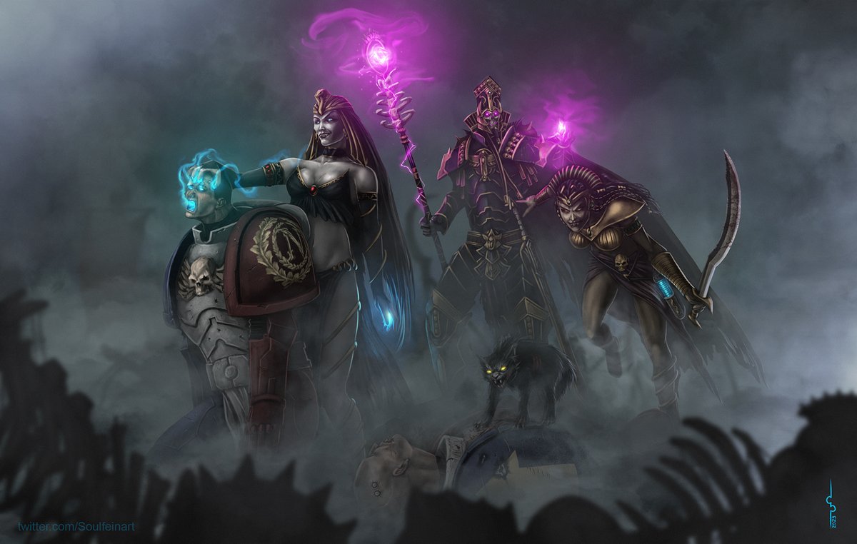 Soulfeinart's tweet photo. Warhammer: Undead Trinity
Warhammer 40k OC commission
#warhammer #warhammer40k #WarhammerArt #Arkham #neferata #Spacemarine https://t.co/IV04ph4Jcr