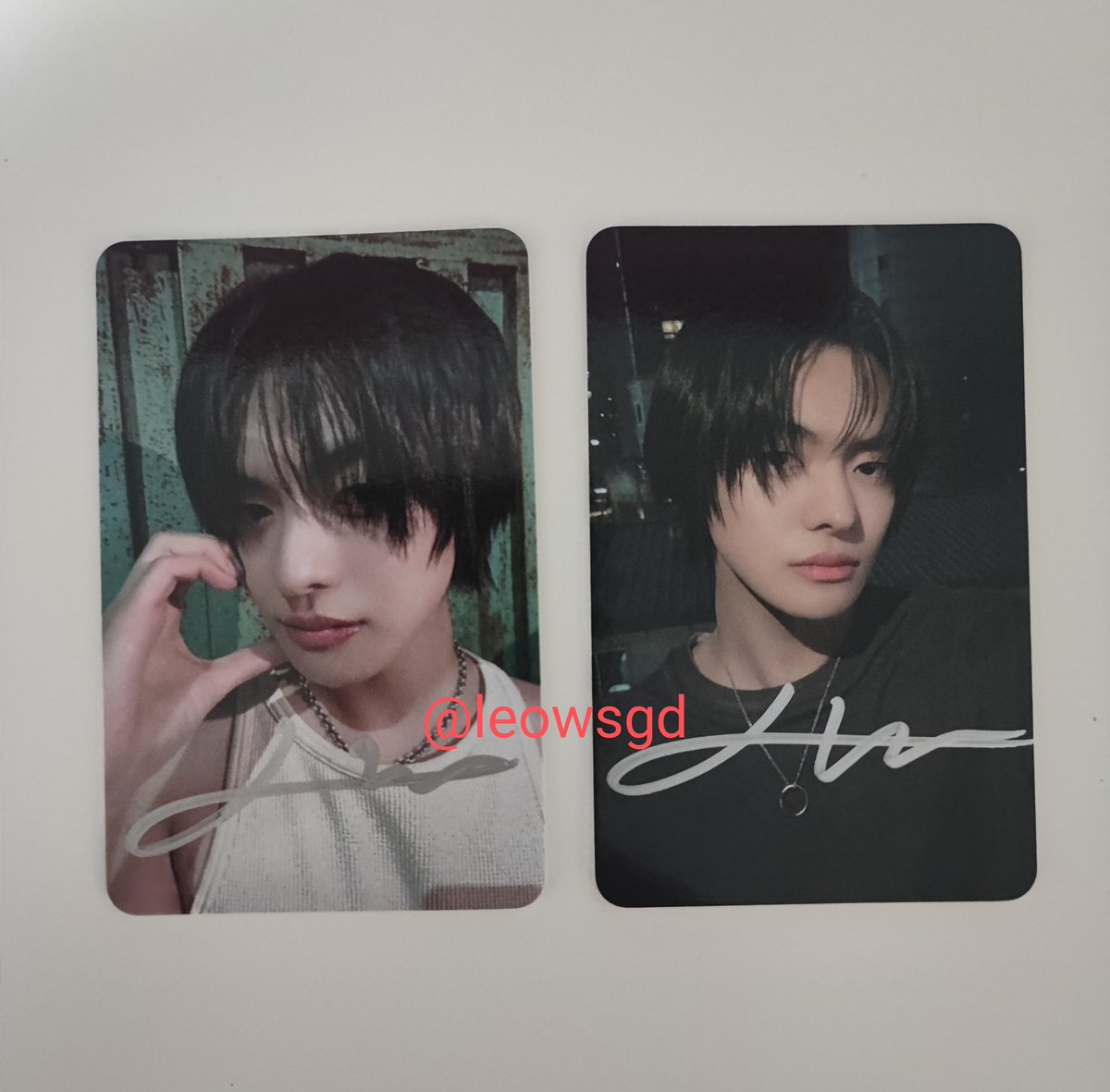 LEO COME CLOSER broadcast photocards (not signed, otw!! signed