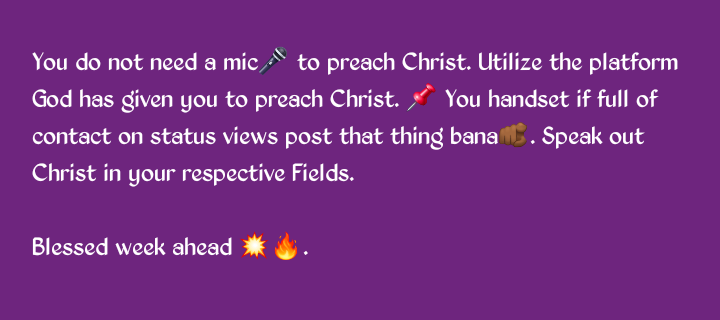 briankoton's tweet photo. Preach this message widely 📌👑.
#speakchrist #preachingchrist #JesusIsKing https://t.co/FMFIv5mz5I