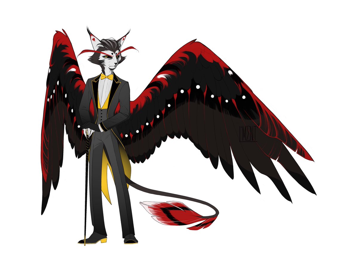 I’m so glad I’ve finished him.

#HazbinHotelHusk #Husk #HuskOverlordAU #HazbinFanart