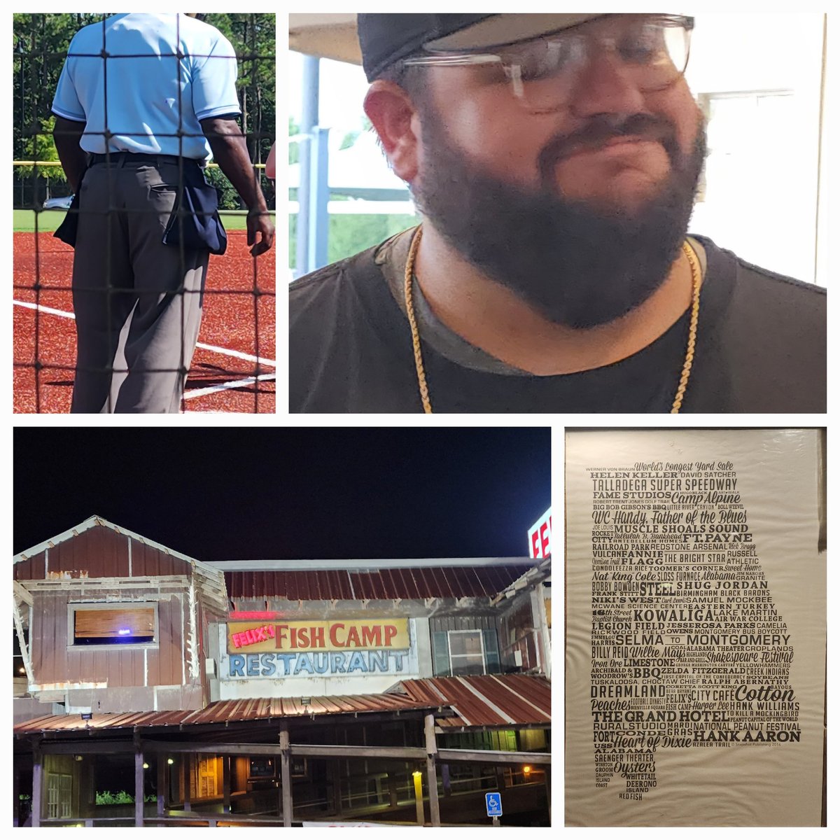 CoachJohnGarris's tweet photo. #GreatWeekend at ballfields (and even the best restaurants π) on #EasternShore of the #YellowHammerState with some #OldFriends ! https://t.co/IYielGroet