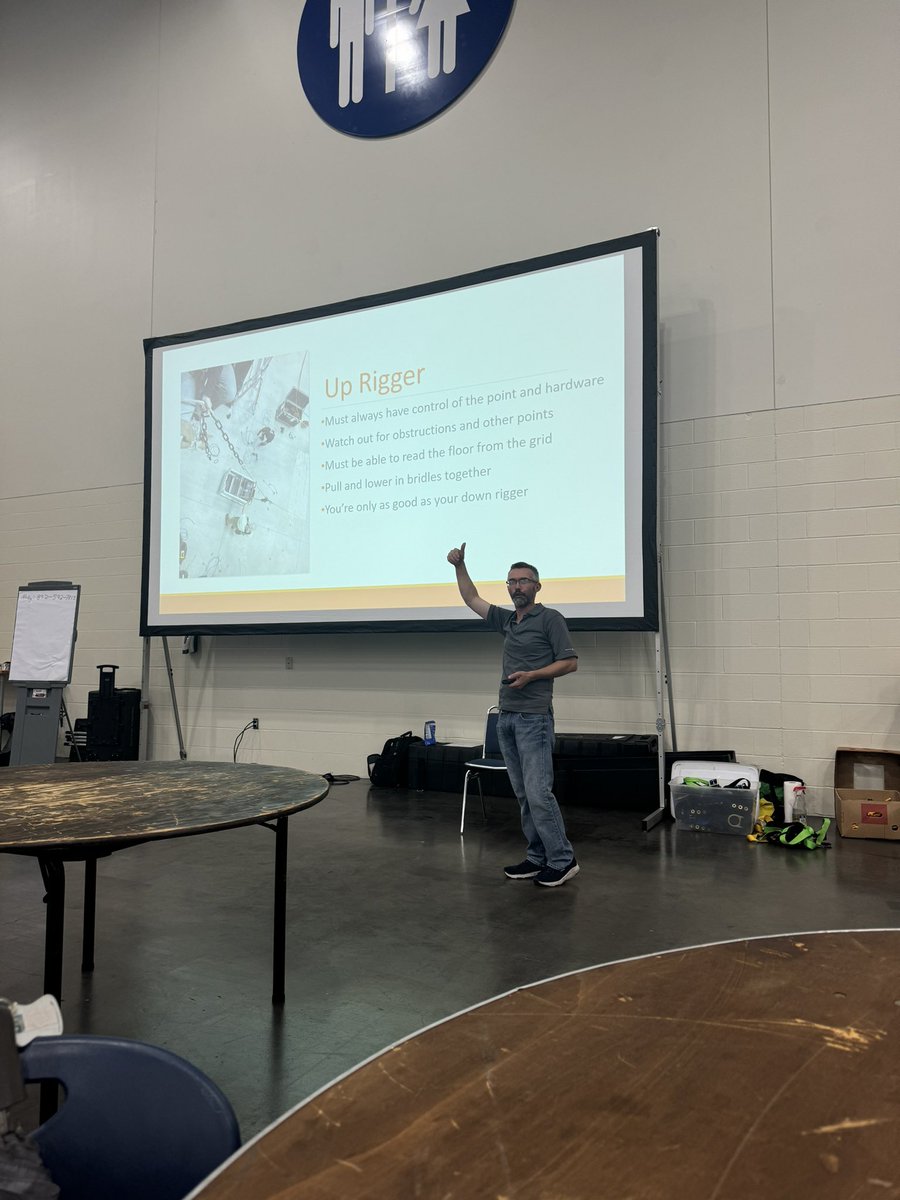 Chance_Daniel's tweet image. Day one of the Rigging Proficiency Program courtesy of #IATSE #IATSE51 #Local51