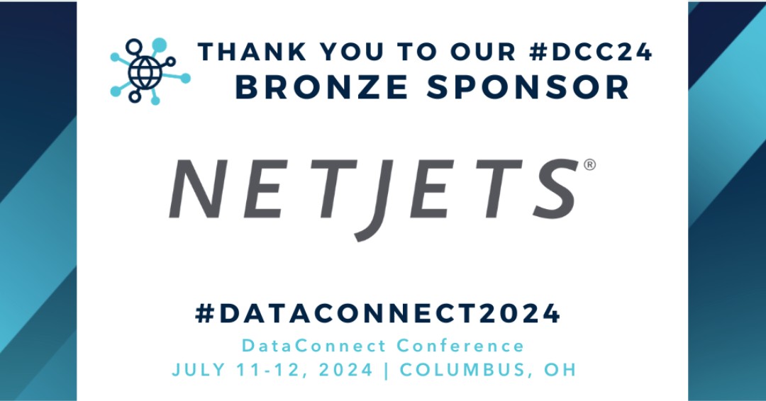 wia_community's tweet image. We are thrilled to have NetJets back as a sponsor for @DataConnectConf 🎉 Connect w/them in the Expo Hall AND at the Recruitment Session on Thursday &amp;amp; Friday!

Learn more about NetJets ➡️ bit.ly/3xOzJPa
Register for #DataConnectConf ➡️ bit.ly/45X8gaP