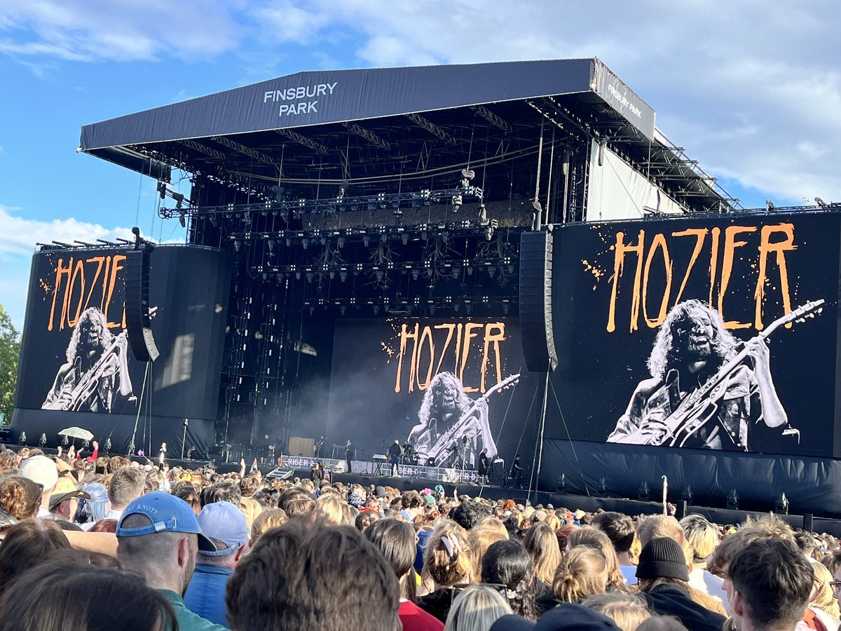 RichLPacks's tweet image. Seen the Killers Friday and #HozierLondon at Finsbury Park today.  Not heard much of his stuff but he was honestly as good if not better.