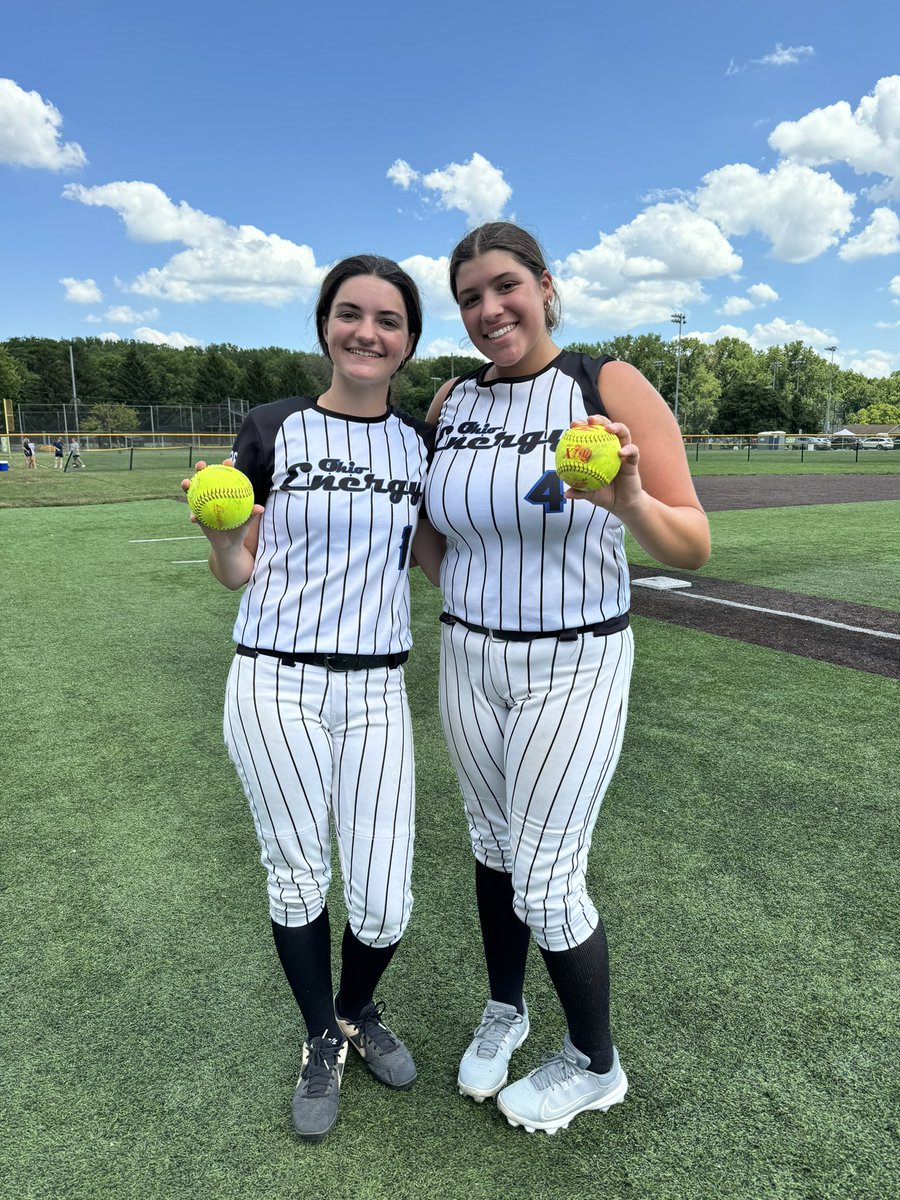We won our first bracket game today 9-2 vs. Ohio Storm and fell to Nitro after, 6-5…2 home runs today!! Morgan Atwara and Kara Thomas!!   Great job ladies and a nice run this weekend team!