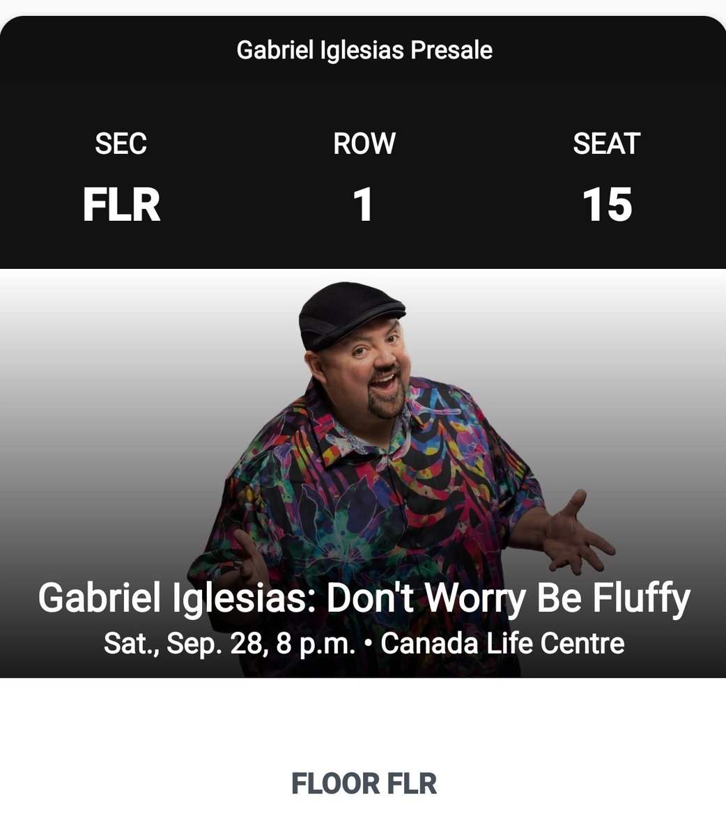 SolidFnShowRTD's tweet photo. @fluffyguy I will see you in Winnipeg, MB, Canada 4 days after my birthday.. https://t.co/5OOmN7TG3h