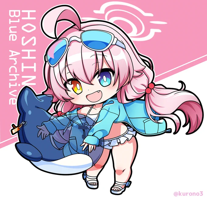 #気温が高いので気が早いが水着絵が見たい ブルアカからいくつか。 