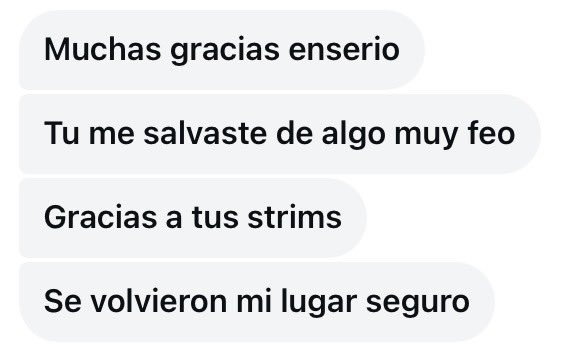 LicMoonLight's tweet image. Cuando me mandan este tipo de mensajitos, me animan a seguir haciendo el contenido que hago para uds! Los quiero mucho y muchas gracias por el apoyo brindado, ustedes me salvan a mi tambn ❤️

#streamergirl