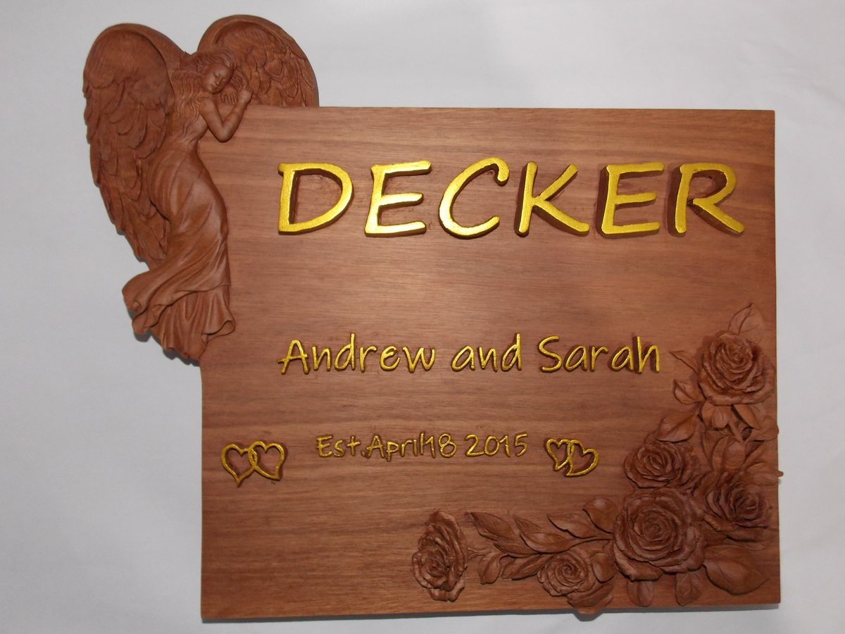Roy_Lou_XM's tweet photo. #Angle #art #CarvedAngle #masterpiece #woodsculpture #woodworking #木彫り #handcrafted  #carving Wood Species: African #Mahogany #handmade working #GiftForHer #CouplesGift #PersonalizedWeddingGift #FamilyNameSign #EstablishedSign https://t.co/F2XIE25jUE