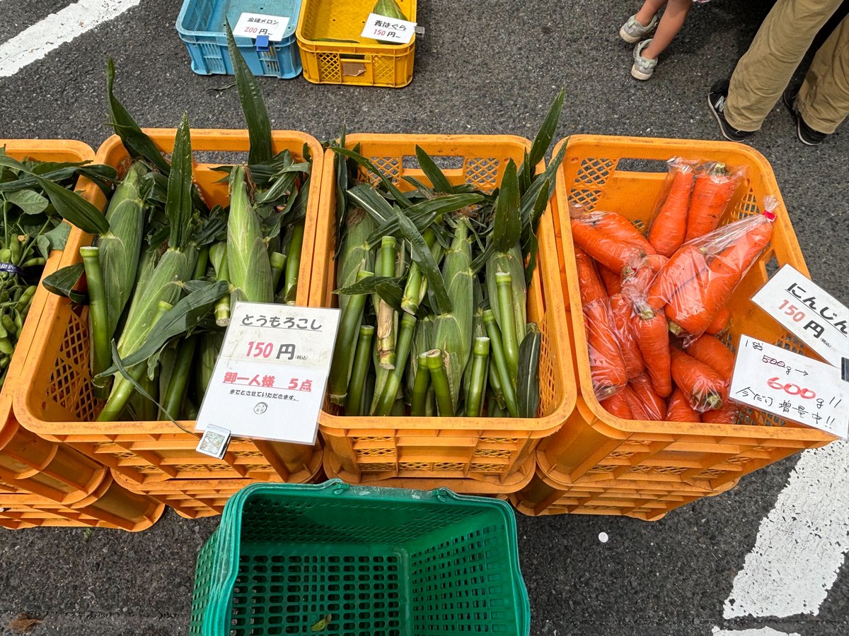 🌽 店頭販売情報 🌽 ＃山澤農園 の新鮮野菜を 毎週店舗限定で開催中