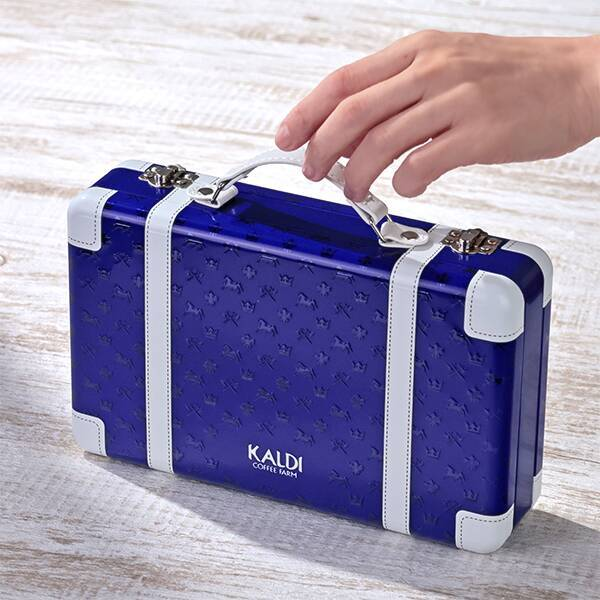 カルディ『トランク缶サマー』クッキー！青色で7月より発売