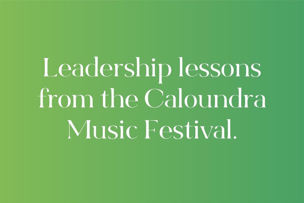 melkettle's tweet photo. Volunteering at the Caloundra Music Festival got me thinking about all the leadership lessons you can learn from a music festival!
Read my latest blog post here > https://t.co/ya0mZwGjg4
#fullyconnected #leadership #lessons #musicfestival https://t.co/kIl0RcxZ8T