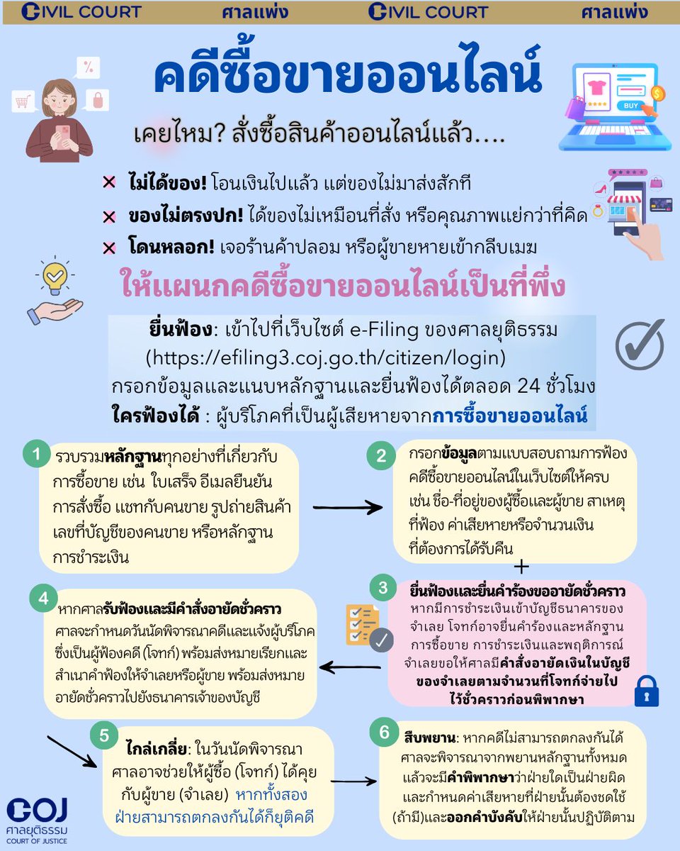NukbuncheeC's tweet photo. ศาลแพ่งเปิดระบบยื่นคำร้องอายัดเงินฝากชั่วคราวก��อนพิพากษาในคดีซื้อขายออนไลน์
สนใจสั่งซื้อ https://t.co/Zo9tRlWq0E
สนใจสั่งซื้อผ่านShopee  https://t.co/xVVS4rDkFU
☎️สอบถามเพิ่มเติม โทร 024151567
Mail : nukbunchee.com@gmail.com
🖥Inbox Facebook:บริษัท นักบัญชีดอทคอม จำกัด https://t.co/OdWpHBGboE