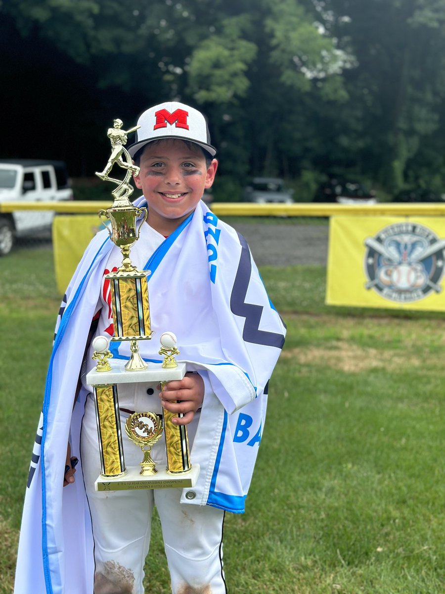 DMOFilms's tweet image. So proud of my son’s @LittleLeague all star team for winning their district championship yesterday! My son pitched great backed by great defense! He threw a complete game (4 inning mercy) 2 hitter with 1 earned run and and 9k’s. So proud of him! Now on to a difficult sectionals!