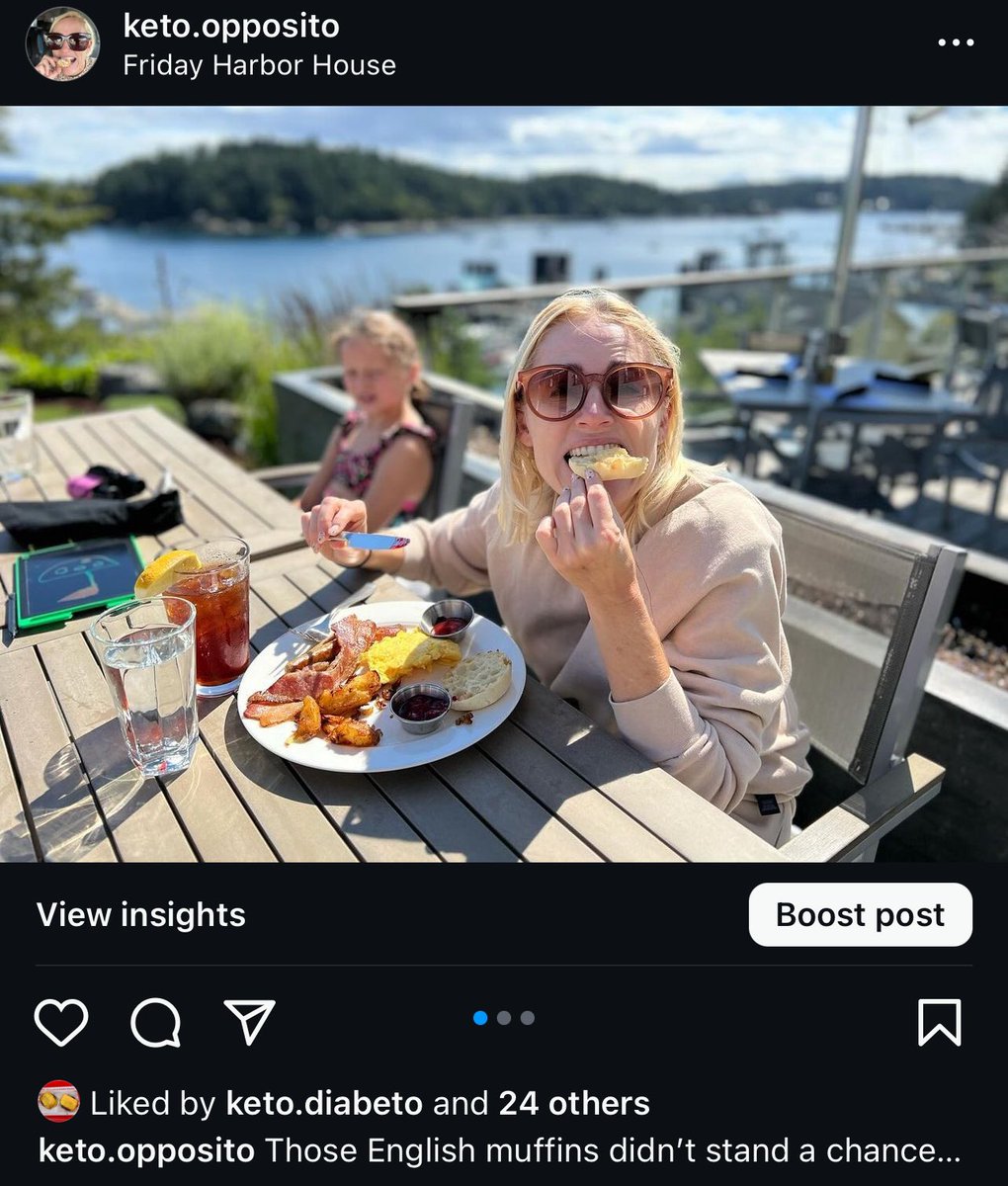 Dirtdog's tweet photo. I started a Keto Insta 7 years ago. Goal was to help type 1 diabetics like myself to better regulate their blood sugars by eating low carb. KetoDiabeto

My wife then started an Insta to troll me. KetoOpposito

Update: our teenagers have taken over the account and content is 🔥 https://t.co/qLNDCqyY3H