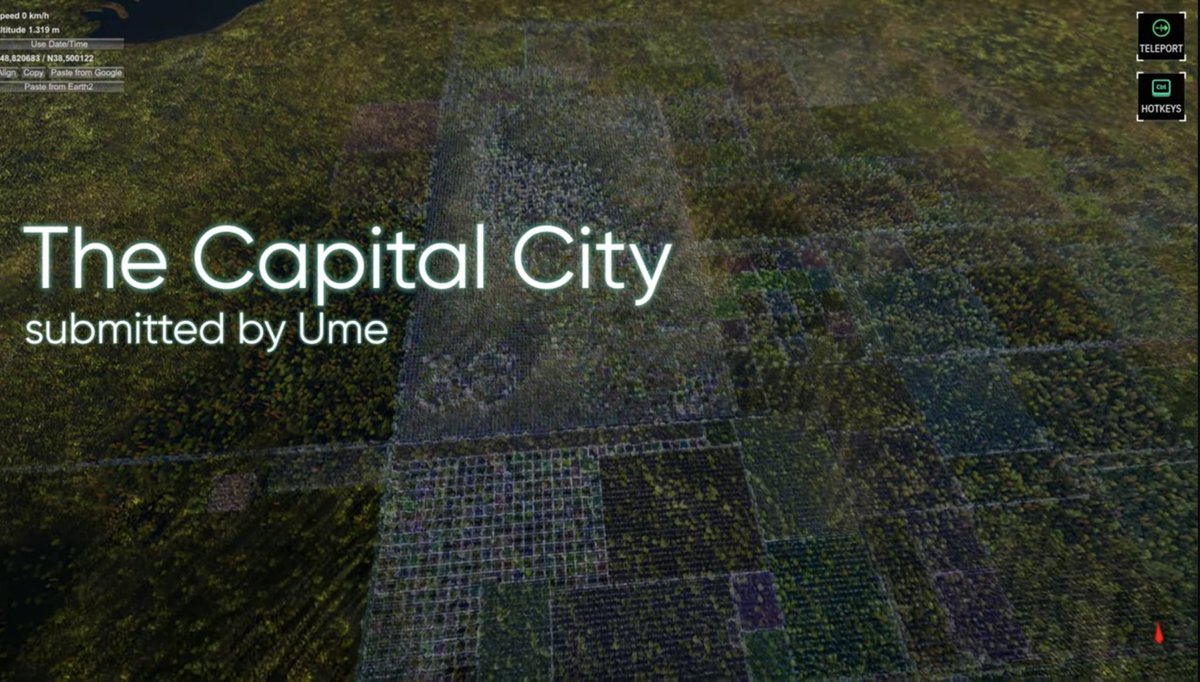 If anyone wants to know about Capital City after watching today's #Earth2 megacities video.
Here it is😊