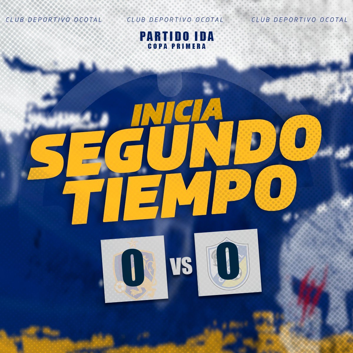 deportivocotal's tweet photo. #SOMOSCDO | Segundo Tiempo
Managua FC 0 🆚 0 CD Ocotal
#cuartosdefinal #CopaPrimera https://t.co/LQSYZq04fU