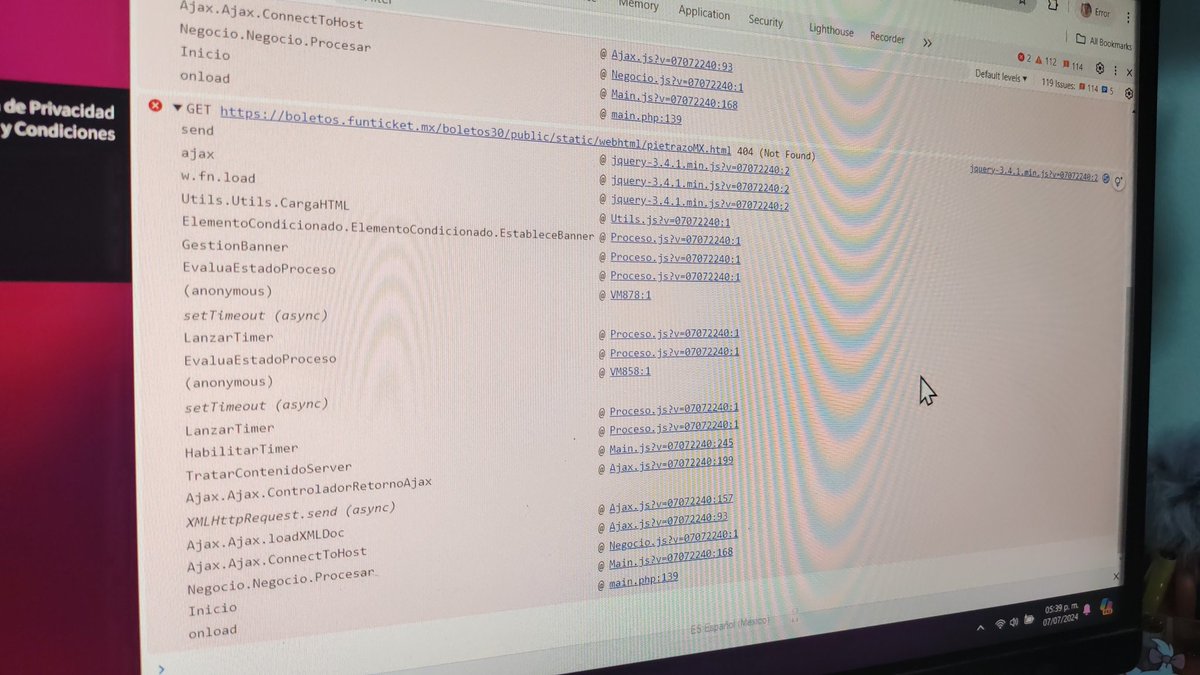 jessHervil's tweet photo. Oigan,yo como que siento que el problema con los boletos de aventura es un tema de configuración, su sitio arroja un error 404 solo para aventura, los otros eventos pasan sin problema @Funticketmx tus Ing. De sistemas no saben como funciona su sitio. @mx_tickets @conciertosmxico https://t.co/kdKJ2KbCcN