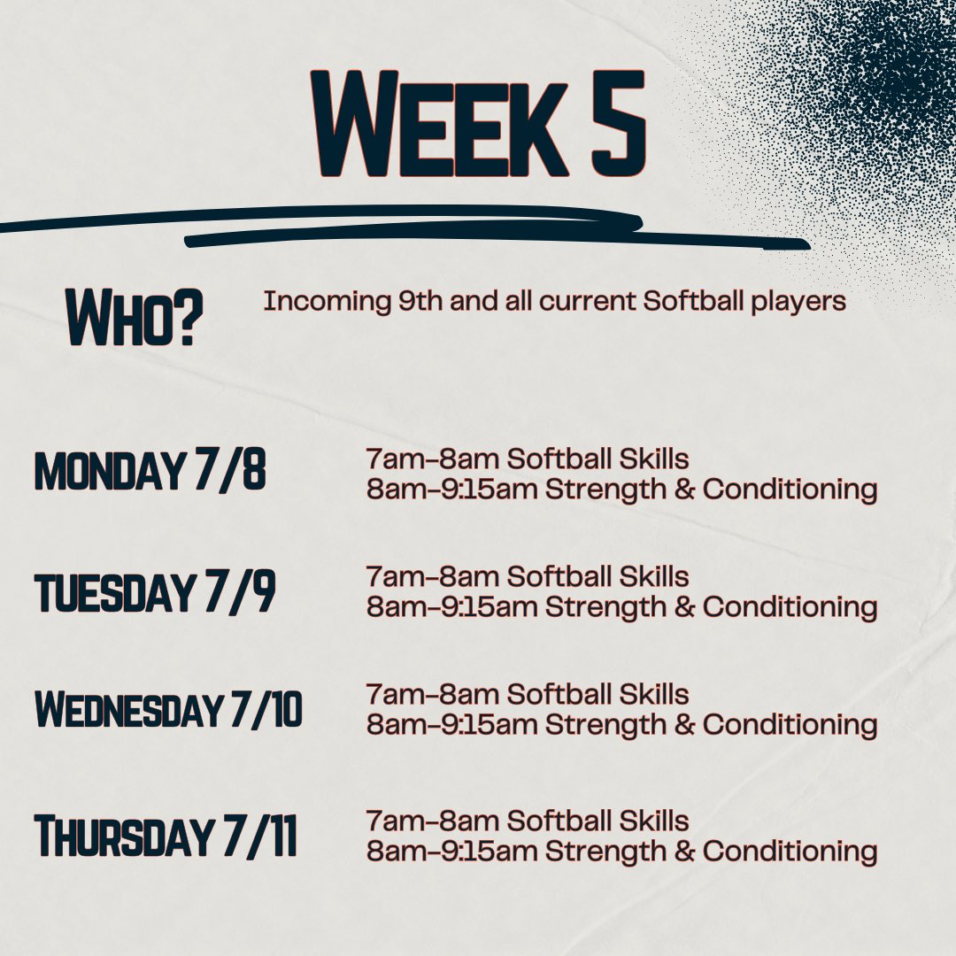 bhscubsoftball's tweet photo. Tomorrow we start back up with skills and S&amp;C 😤💪🏽 https://t.co/jMcUQXKgXt