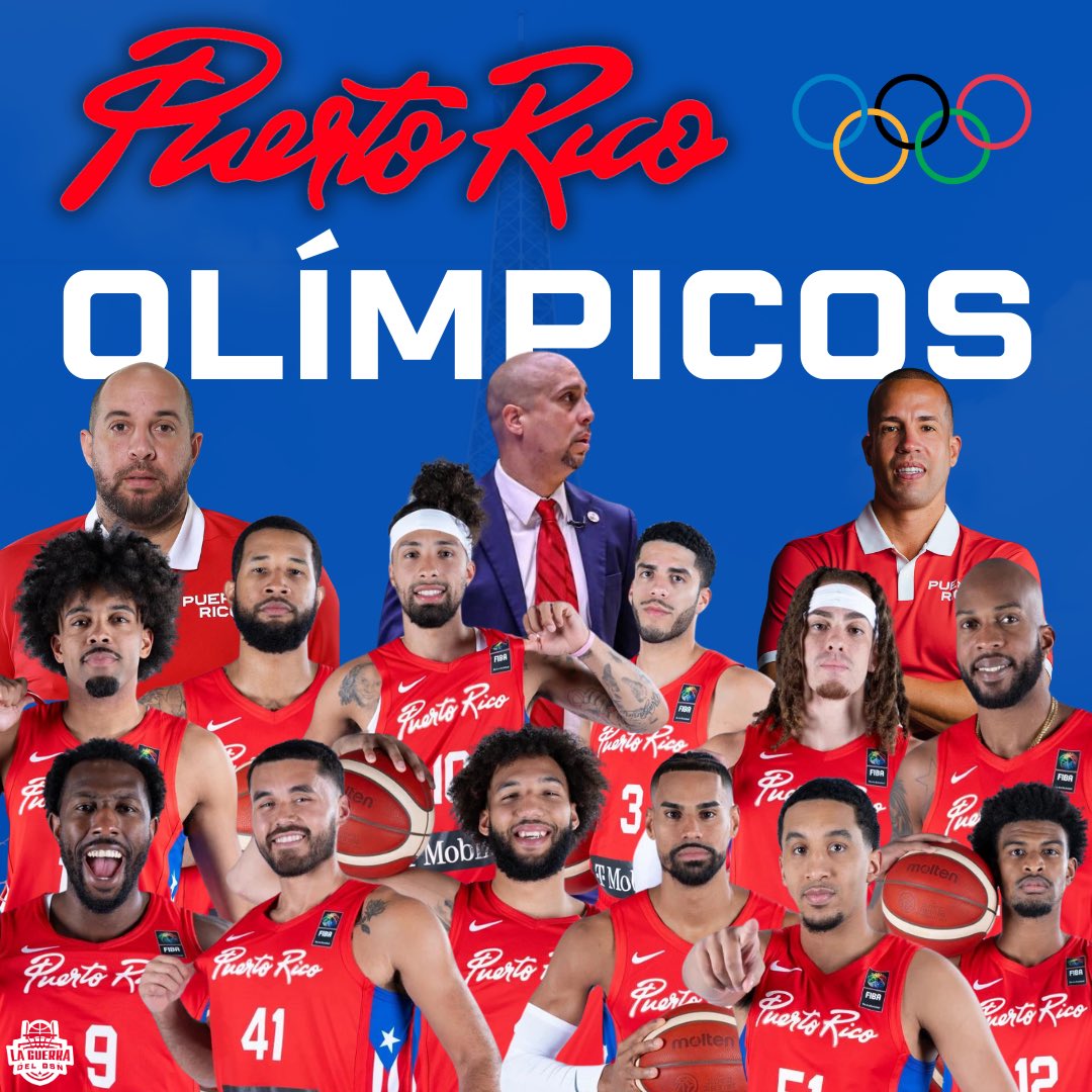 LaGuerraBSN's tweet photo. #FIBA | OFICIAL: PUERTO RICO HACE HISTORIA Y OBTIENE SU BOLETO A LOS JUEGOS OLÍMPICOS PARIS 2024 🇵🇷🇵🇷🇵🇷

La Selección Nacional de Puerto Rico hace historia asegurando su boleto a los Juegos Olímpicos Paris 2024 donde representará el 100 x 35 en Francia.

Este histórico logro representa la primera vez en 20 años que la selección masculina logra su pase a unas olimpiadas desde Atenas 2004.

¡CELÉBRALO BORICUA! 🇵🇷🇵🇷🇵🇷🇵🇷🇵🇷