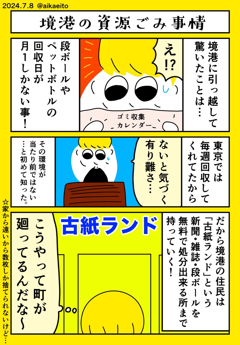 境港の資源ごみ事情 