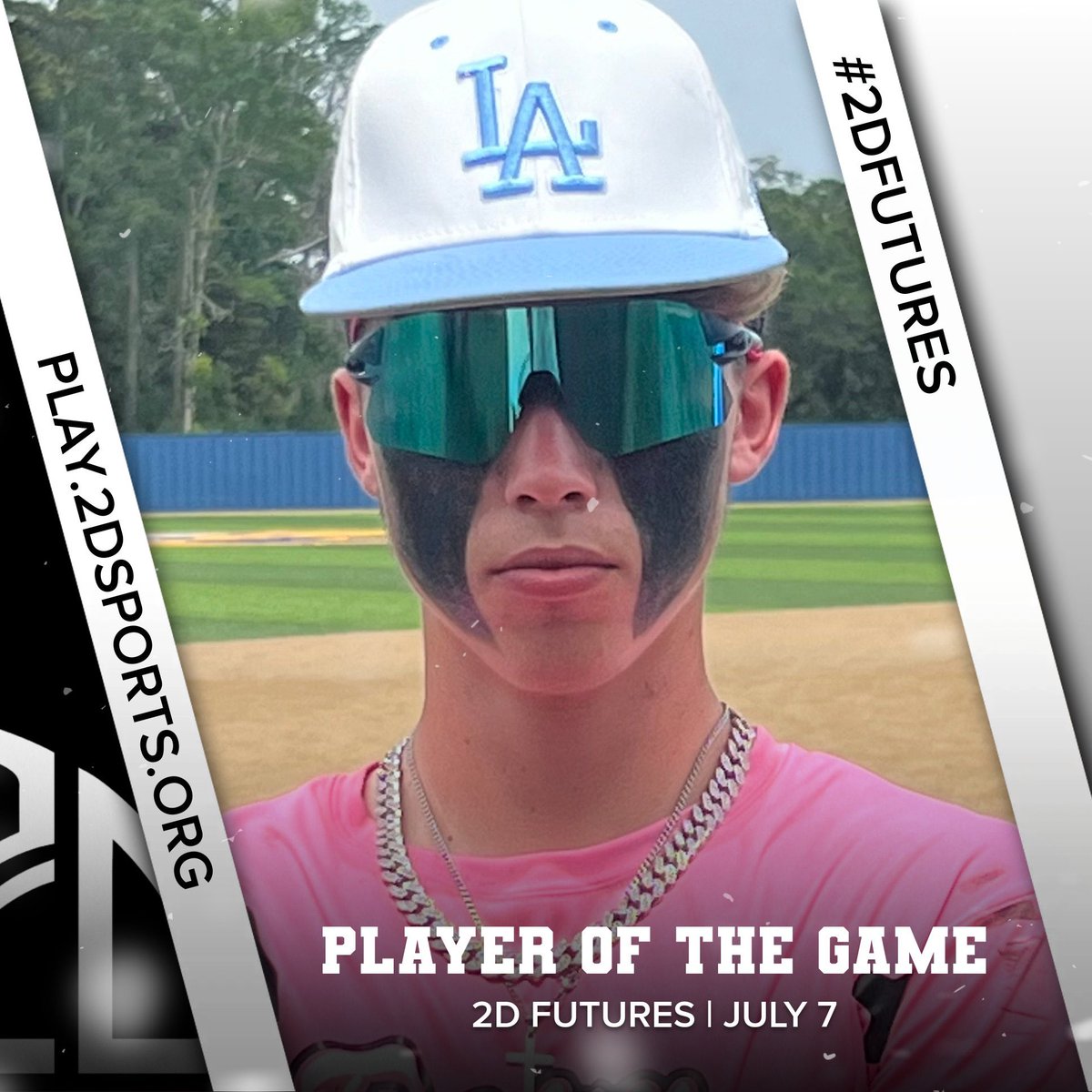 2DsportsbsbLA's tweet photo. ⭐️Player of the Game⭐️

Braydon Marks: 2-2 2RBIs
Dairy Daddies 16U

Beau Chene High |2027| LA
#uncommitted #2DHitting #2D2027 https://t.co/xjv76YqcUZ