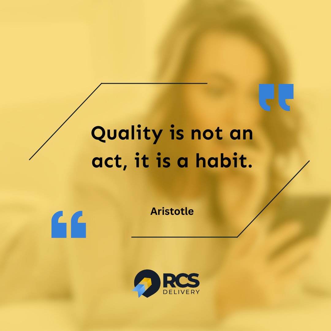 RCS_Delivery's tweet image. Quality is our habit. At RCS Delivery, we deliver excellence every time. Visit our website to experience top service! rcsdelivery.com #QualityHabit #RCSSolutions