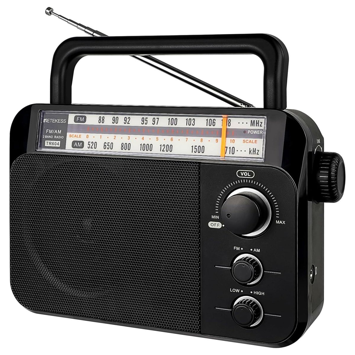 todderbert's tweet photo. The Retekess TR604 AM FM AC DC Portable Radio for $17.94!
(paid link) As an Amazon Associate I earn from qualifying purchases.
Lightning Deal at Amazon USA: https://t.co/w9ad5NFbAJ
My Review: https://t.co/oIUREETLpX
#retekess #tr604 #am #fm #portable #radio #acdc #deal https://t.co/omcb6ujaTn