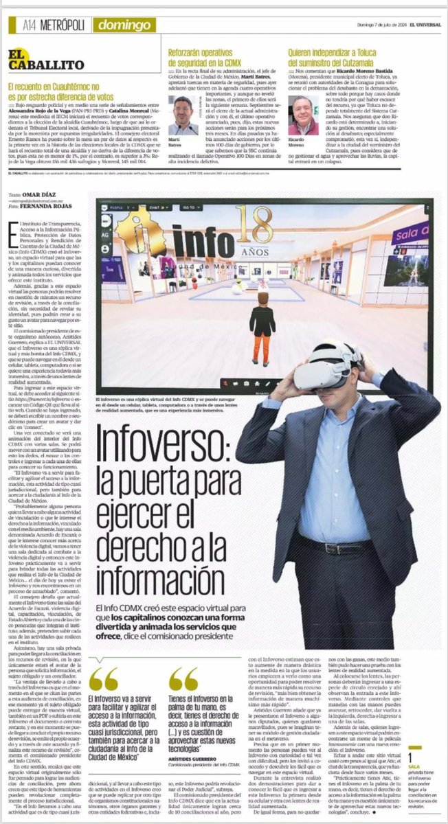 omarogd's tweet image. El #Infoverso busca resolver, a través de la mediación, recursos de revisión de una manera virtual 👀👇🏼