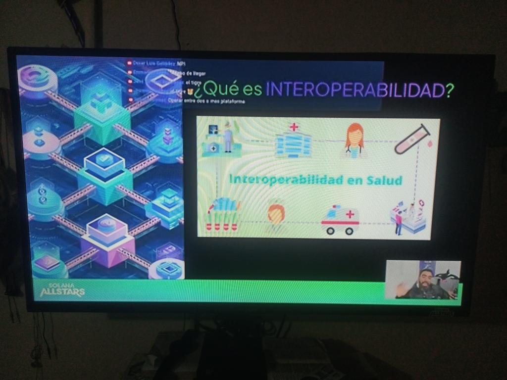 jhonnyjohnson's tweet photo. Aqui en el Latam Live aprendiendo de Interoperabilidad Vol. 16
@allstarslatam
@allstarsVEN
Y la última noticia de La Blockchain de Solana ( Blinks)
#AllstarsLive https://t.co/vbylzzmdtD