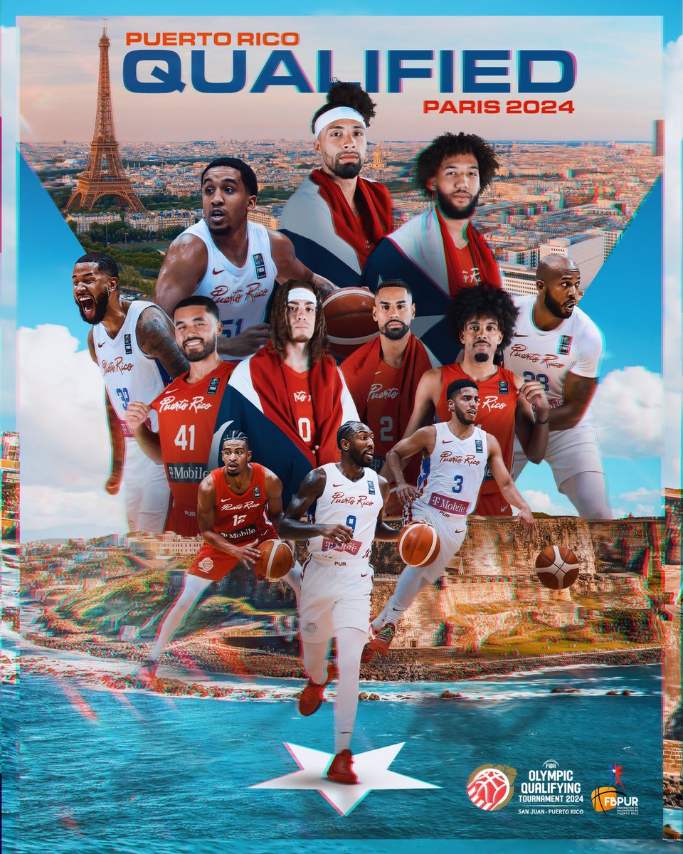 purbasket1's tweet photo. 🎟️𝙋𝙐𝙀𝙍𝙏𝙊 𝙍𝙄𝘾𝙊 🇵🇷 𝘼 𝙇𝘼𝙎 𝙊𝙇𝙄𝙈𝙋𝙄𝘼𝘿𝘼𝙎 #VAMOSPAPARÍS

📲PUERTO RICO 🇵🇷 79 🆚 68 🇱🇹 LITUANIA

📇:
-José Alvarado: 23pts-6reb-2stl
-Tremont Waters: 18pts-3ast-1reb-2stl
-Jordan Howard: 12pts-1reb-1ast

🔊MVP TODOS LOS JUGADORES

📸 @fbpur | #HISTORIA https://t.co/tyGhgsgINB
