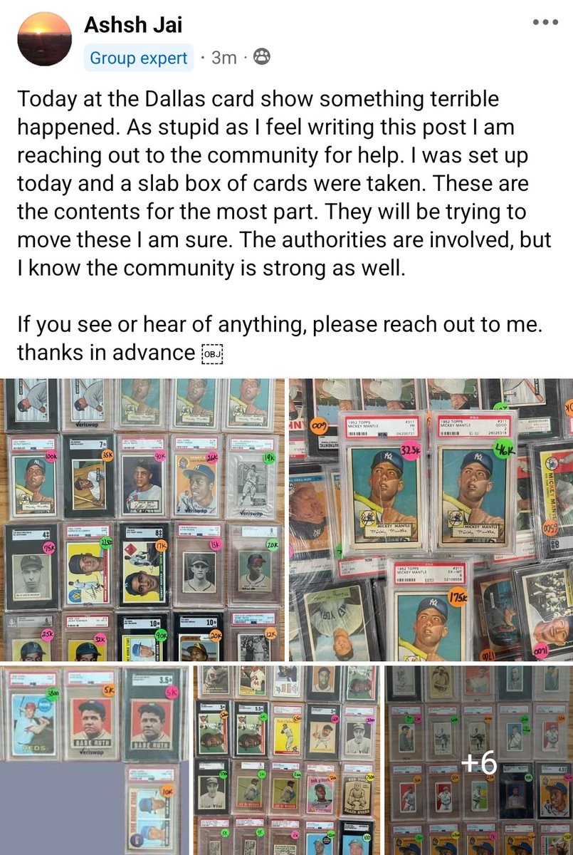 Sharing this from FB. Please repost if you can and get the word out.