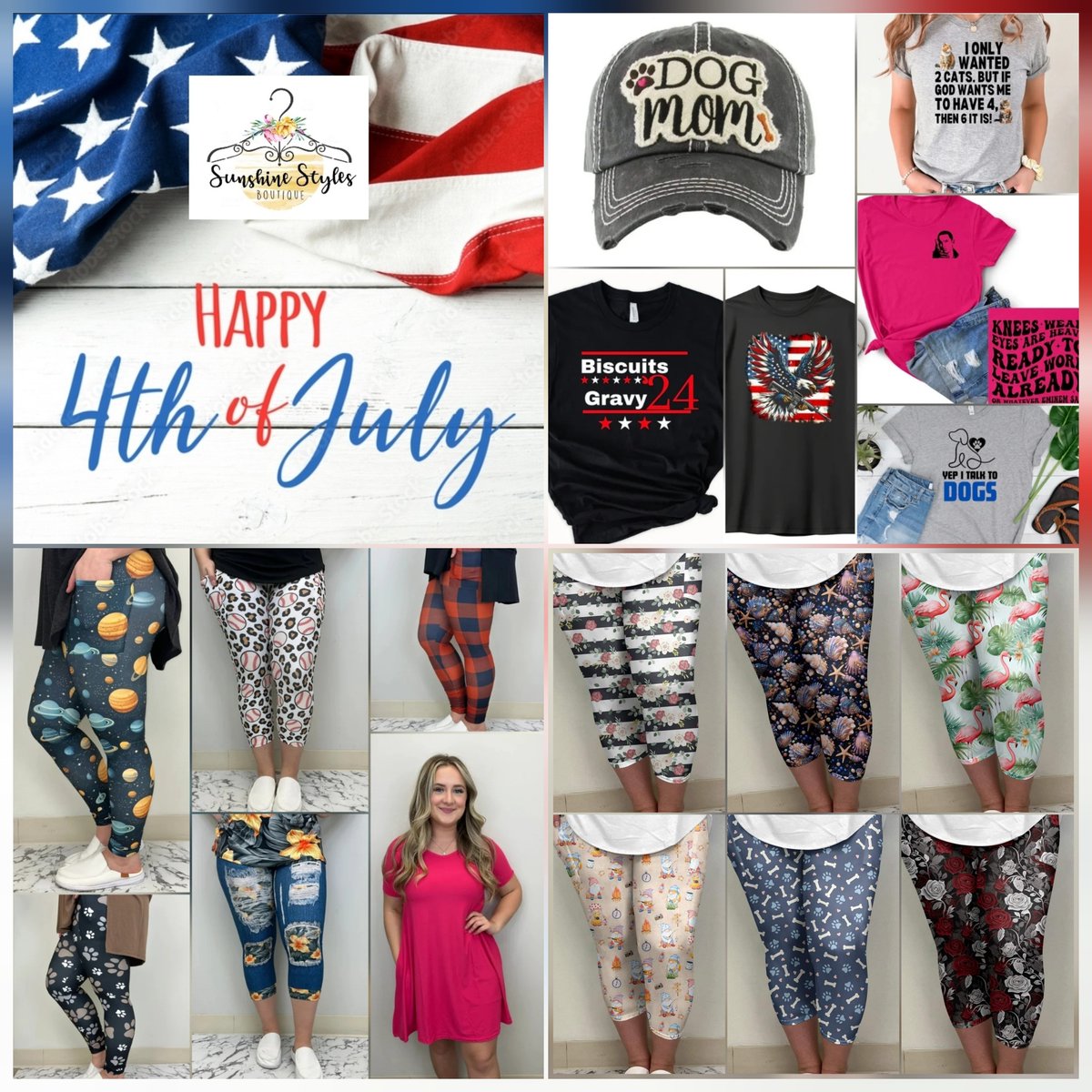 SunshineStylesB's tweet photo. 🚨LAST CALL!🚨
Save 20% on all website orders!

Use code AMERICA at checkout!
*discount only valid on the website https://t.co/sjmqNcKuhE