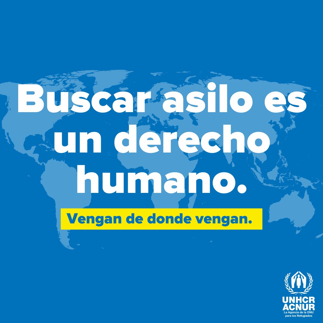 Los derechos humanos no difieren según cómo busques protección.

TODA PERSONA tienen derecho a solicitar asilo.